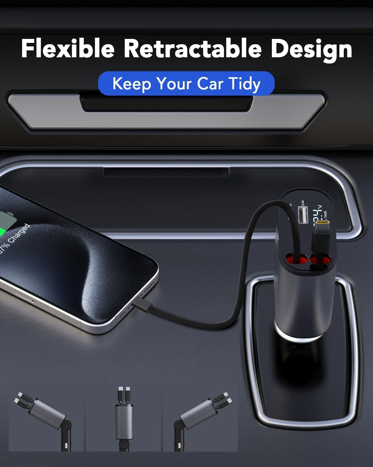 Retractable Car Charger