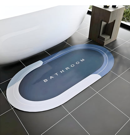 Water Absorbent Bathroom Door Mat