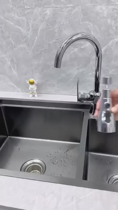 360 Degree Movable Faucet Aerator Infinity (3 Mode Jet X-Cross Eco-Mist) (Infinity - 3 Flow)